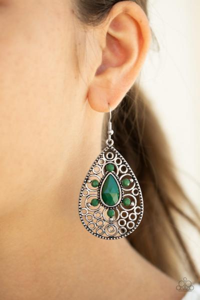 Modern Garden - Green Earring